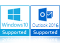 windows 10 and Outlook 2016